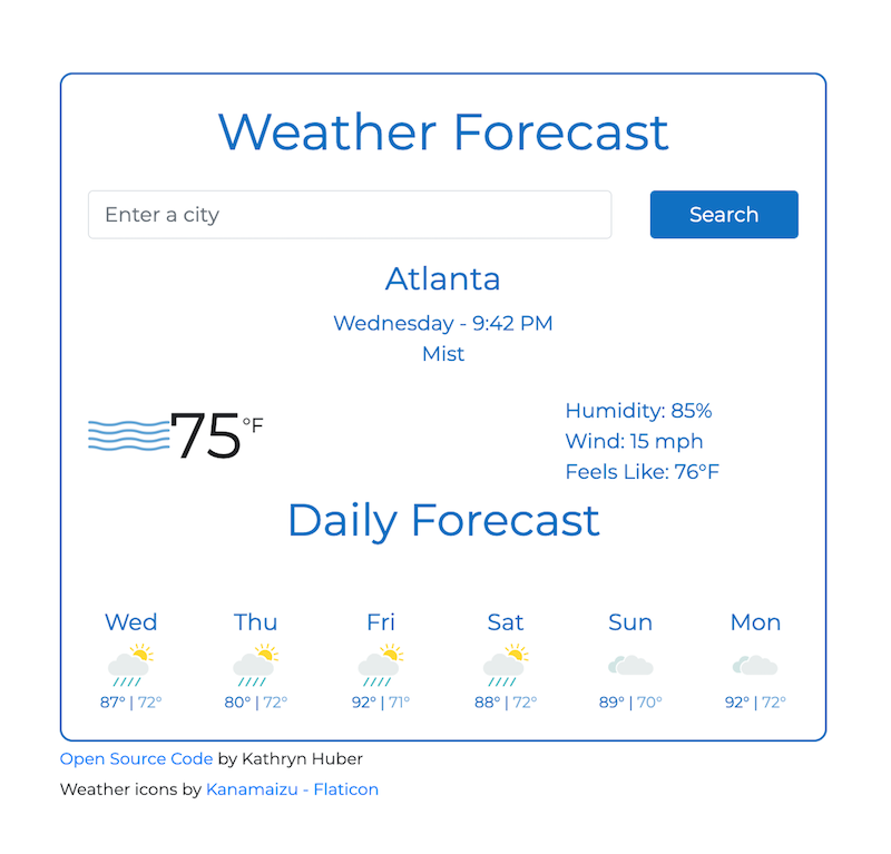 Weather Project Preview